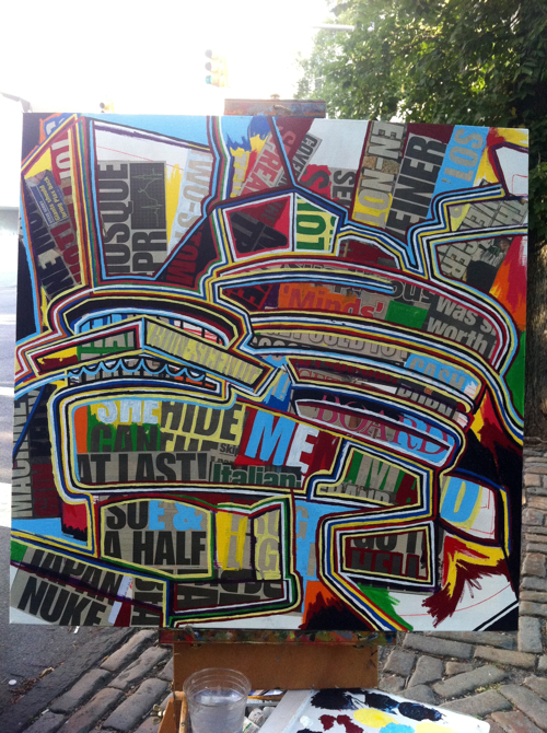 Guggenheim Painting Process by Borbay