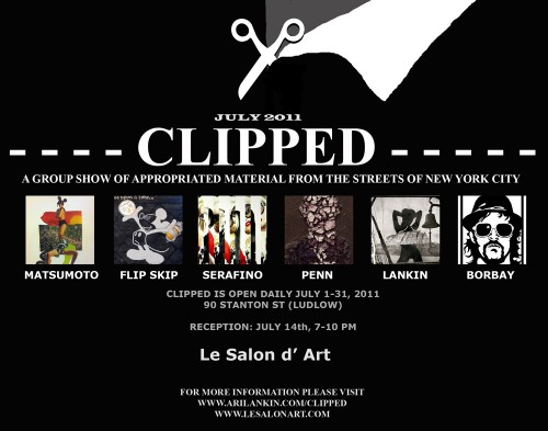 Clipped Group Show at Le Salon d' Art Clipped Group Show at Le Salon d' Art