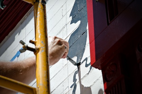 Jake's Saloon Mural Photograph by Luis Pons