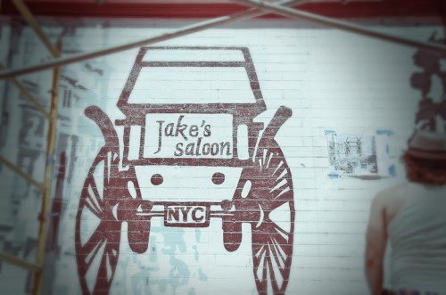 Jake's Saloon Mural Photograph by Luis Pons