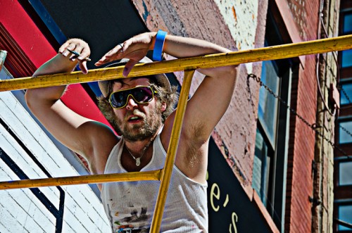 Jake's Saloon Mural Photograph by Luis Pons