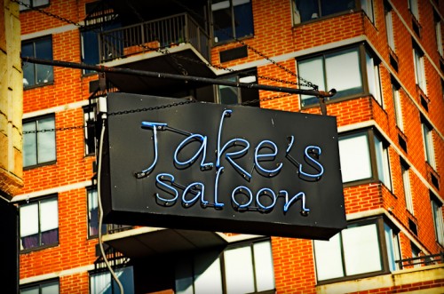 Jake's Saloon Mural Photograph by Luis Pons
