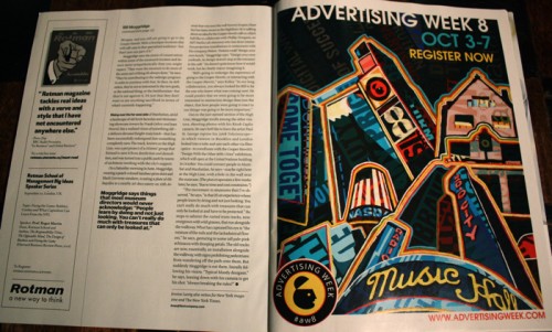 Borbay's Advertising Week Painting in Fast Company