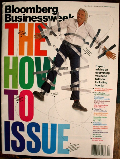 Borbay's Advertising Week Painting in Bloomberg's Business Week