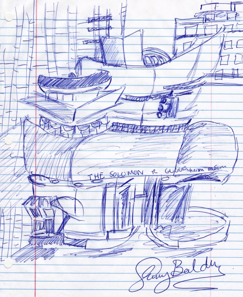 Guggenheim Student Drawing at Iona College