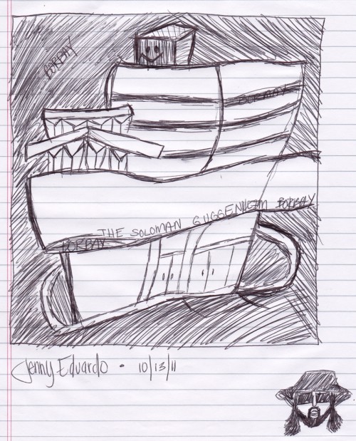 Guggenheim Student Drawing at Iona College