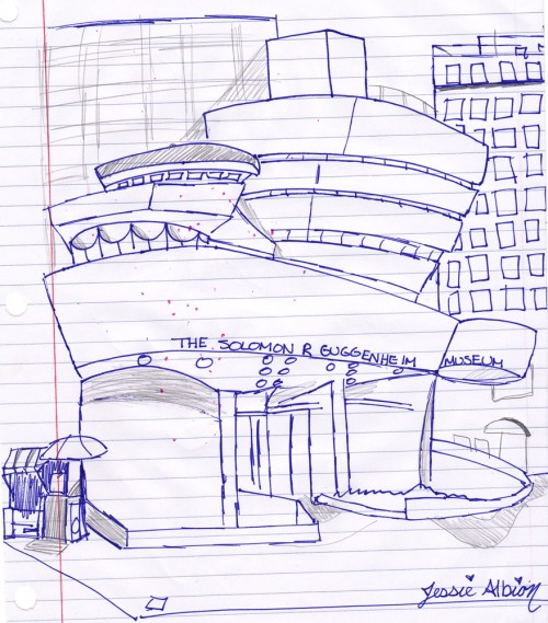 Guggenheim Student Drawing at Iona College