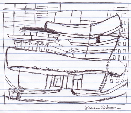 Guggenheim Student Drawing at Iona College