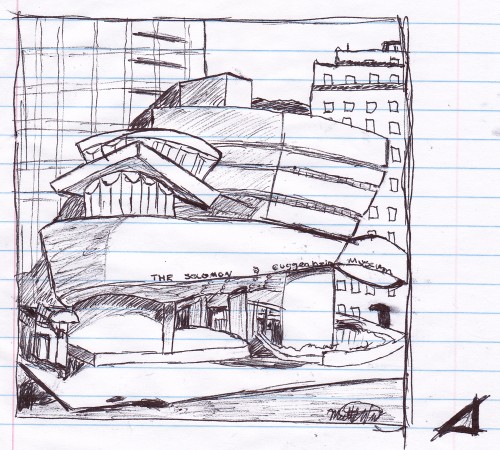 Guggenheim Student Drawing at Iona College