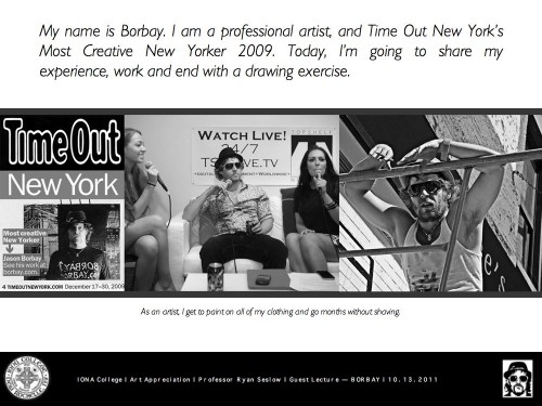 Borbay 2011 Iona College Art Appreciation Lecture Slides