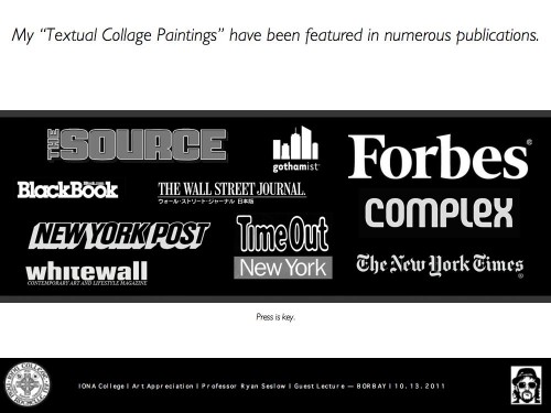 Borbay 2011 Iona College Art Appreciation Lecture Slides