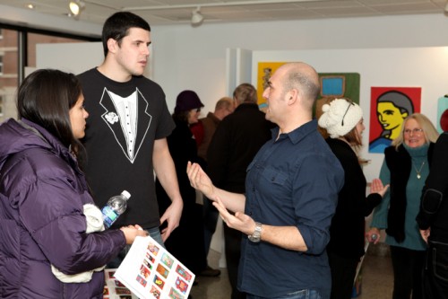 Iona College Art Opening Borbay and Seslow Photos by Greg McMahon