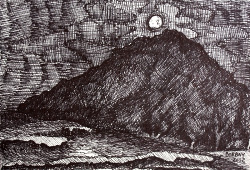 Beach Postcard Borbay