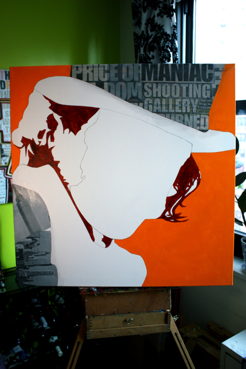 Bill The Butcher Day Lewis Painting Process by Borbay