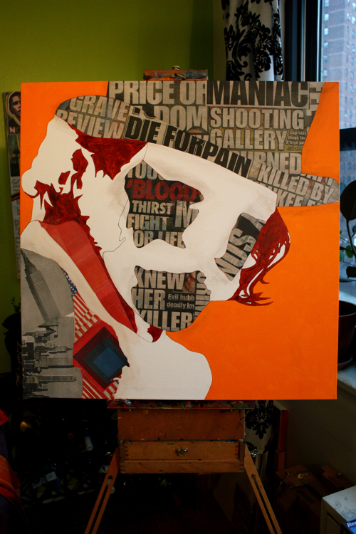 Bill The Butcher Day Lewis Painting Process by Borbay