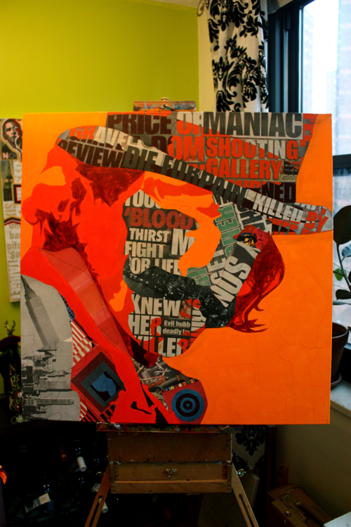 Bill The Butcher Day Lewis Painting Process by Borbay