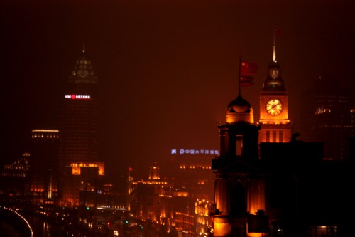 Shanghai Skyline Photo by Borbay