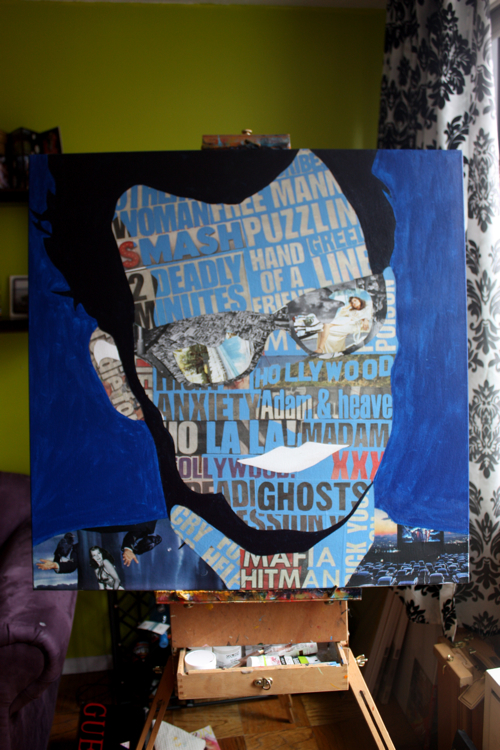 Adam Kesher Theroux Painting Process by Borbay