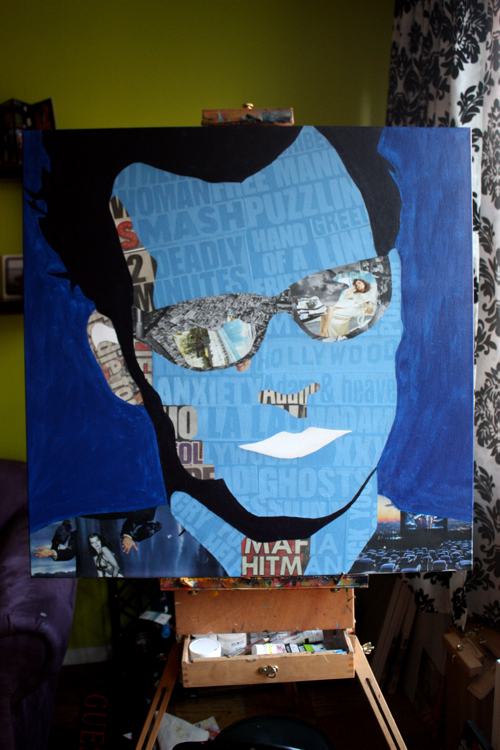 Adam Kesher Theroux Painting Process by Borbay