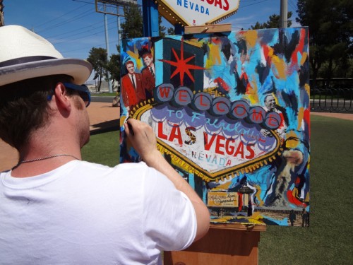 Welcome To Las Vegas Sign Painting Borbay