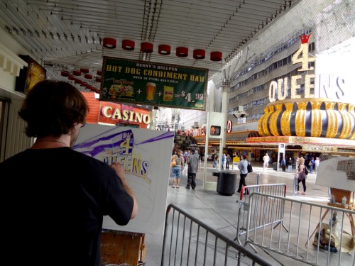 4 Four Queens Las Vegas Painting Ari Lankin