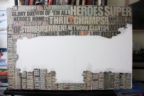 Paulding County Carnegie Library Painting Process by Borbay