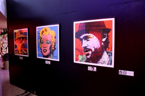 Borbay Artwork in the Major League Baseball Fan Cave 2012 in NYC 