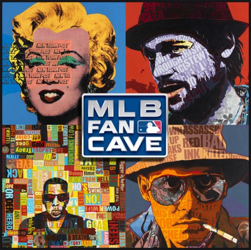 MLB Fan Cave Boasts Borbay Artwork