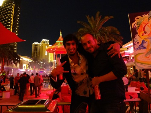 Artists Live Painting at Surrender Las Vegas 2012 by Borbay