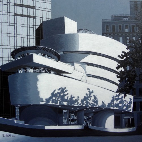 Guggenheim Painting No 4 by Borbay
