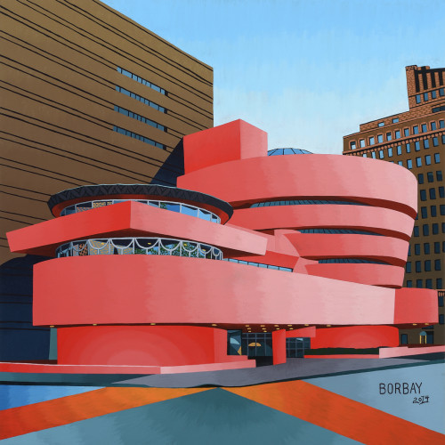 Pink Guggenheim by Borbay 2014