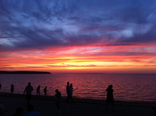 Navy Beach Montauk Painting Process by Borbay