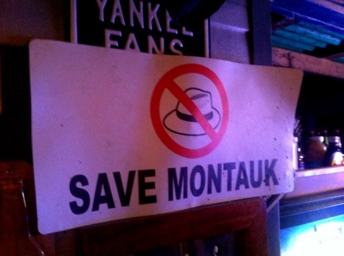 Save Montauk No Fedoras by Borbay