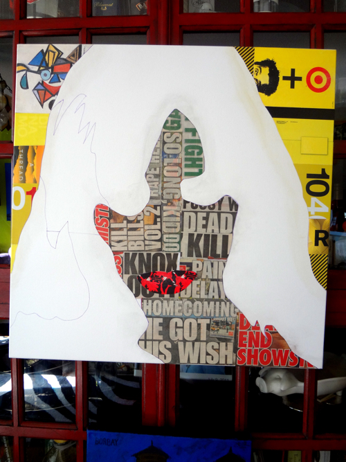 Uma Thurman as Beatrix Kiddo AKA Black Mamba Painting Process by Borbay