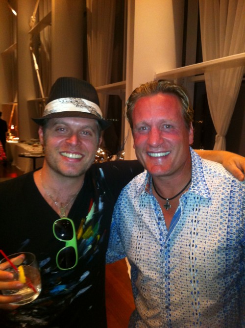 Birdies For Breast Cancer Borbay and Jeremy Roenick