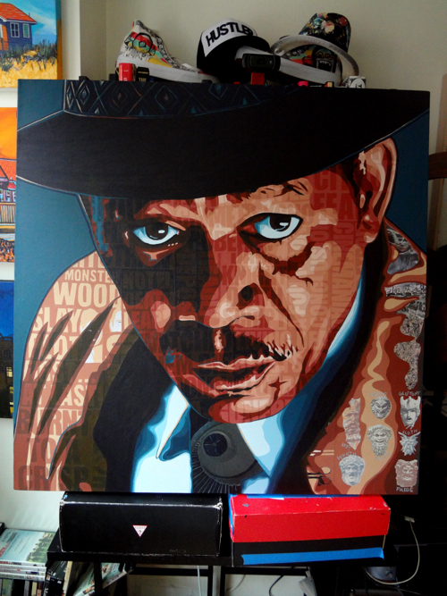 Detective Morgan Somerset — a Borbay Painting Process