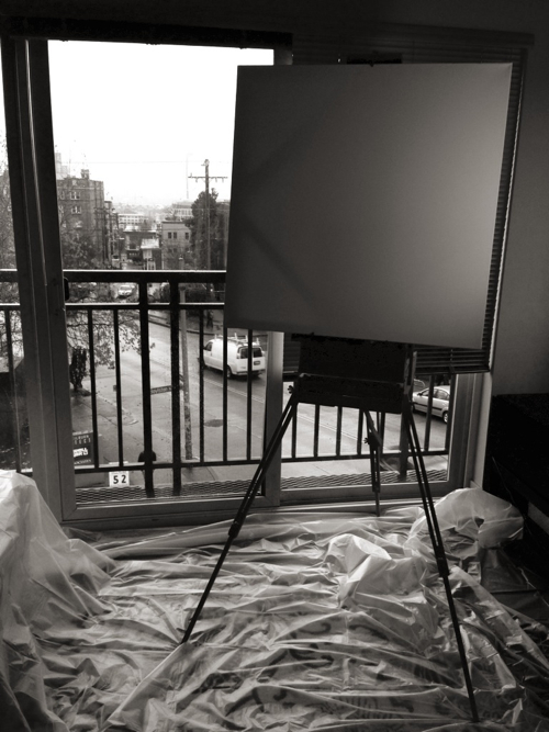 Seattle Space Needle Painting Process by Borbay