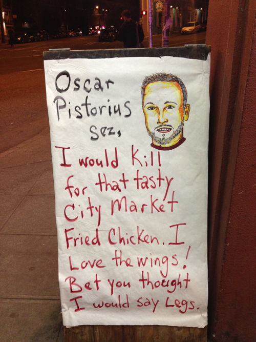 Oscar Pistorius in Seattle