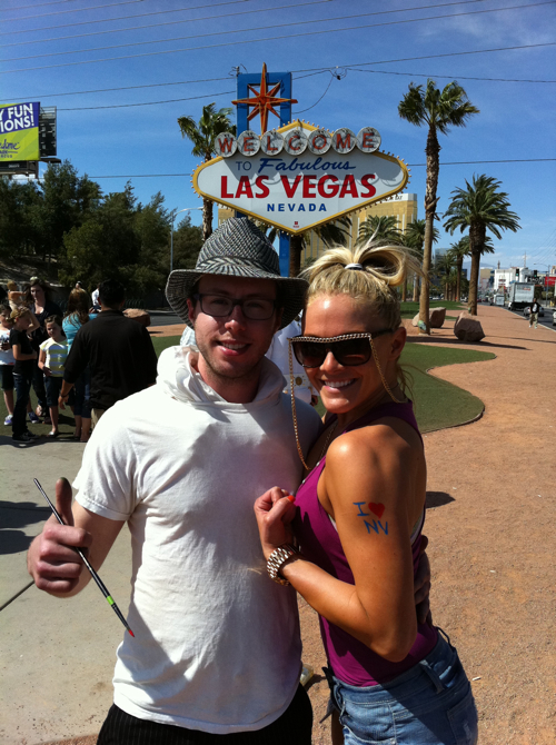 Ari Lankin and Sheila in Vegas