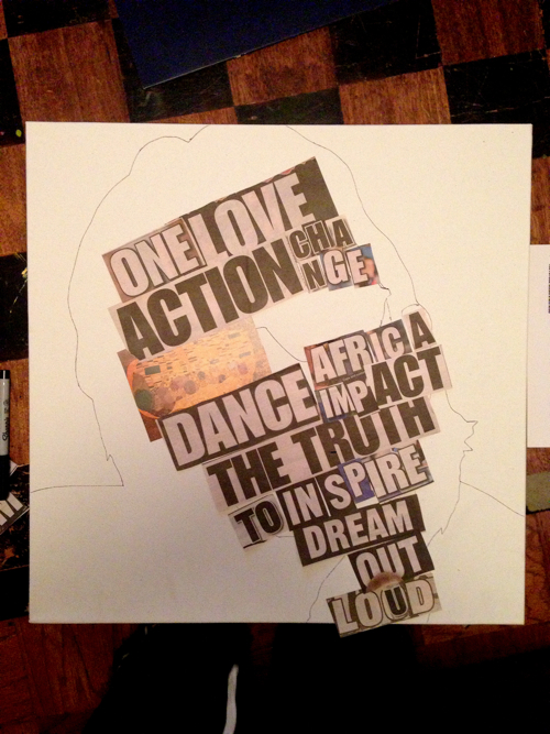 Bono Commissioned Portrait Painting Process by Borbay