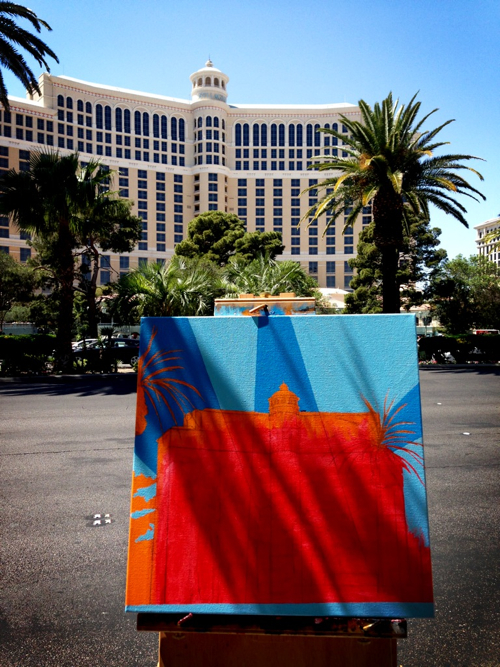 Bellagio Painting Process