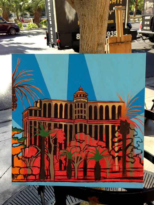 Bellagio Painting Process