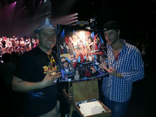 Borbay and Josh Strickland Broadway Bares