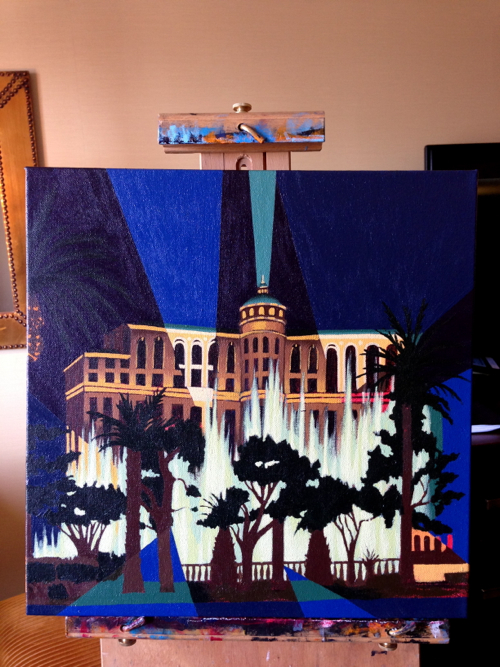 Bellagio Painting Process