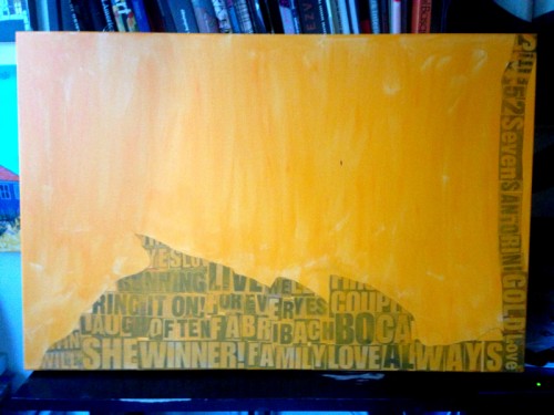 Rockland Lake State Park Hook Mountain Painting Process by Borbay