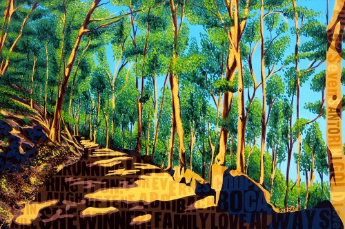 Rockland Lake State Park Hook Mountain Painting by Borbay