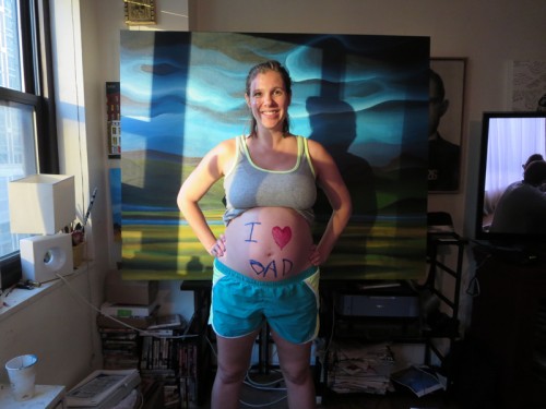 Africascape Painting Process by Borbay