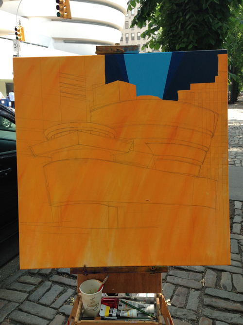 Guggenheim 5 Painting Process Borbay