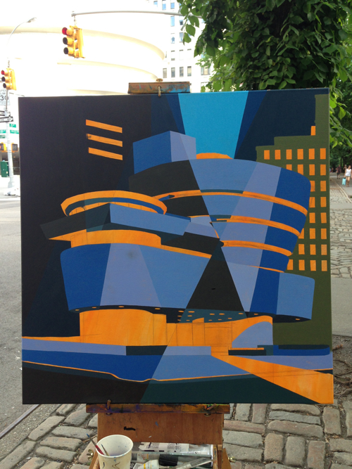 Guggenheim 5 Painting Process Borbay