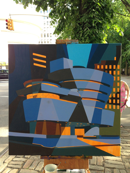 Guggenheim 5 Painting Process Borbay
